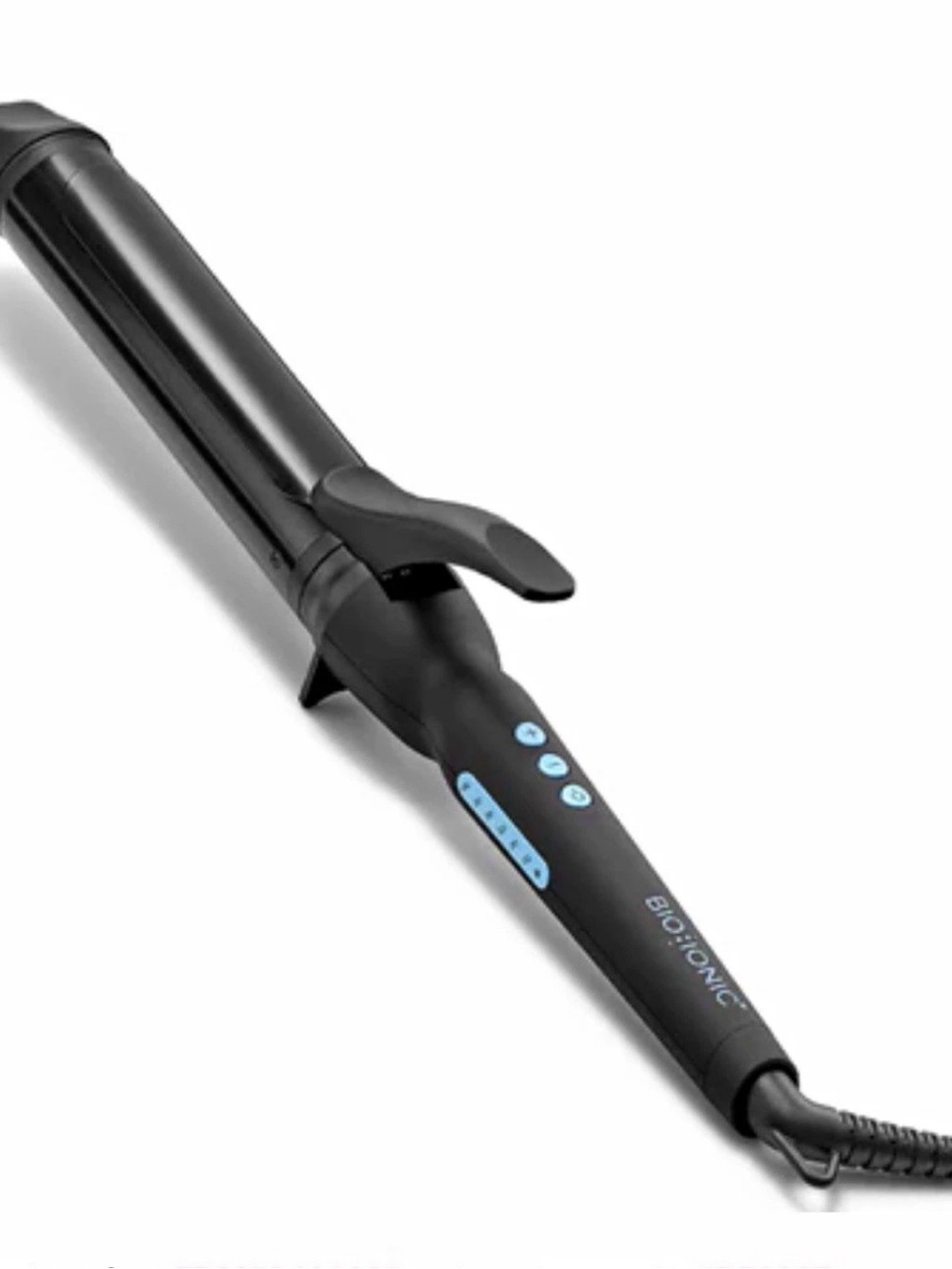 Black Bio Ionic 1.25” Curling Iron